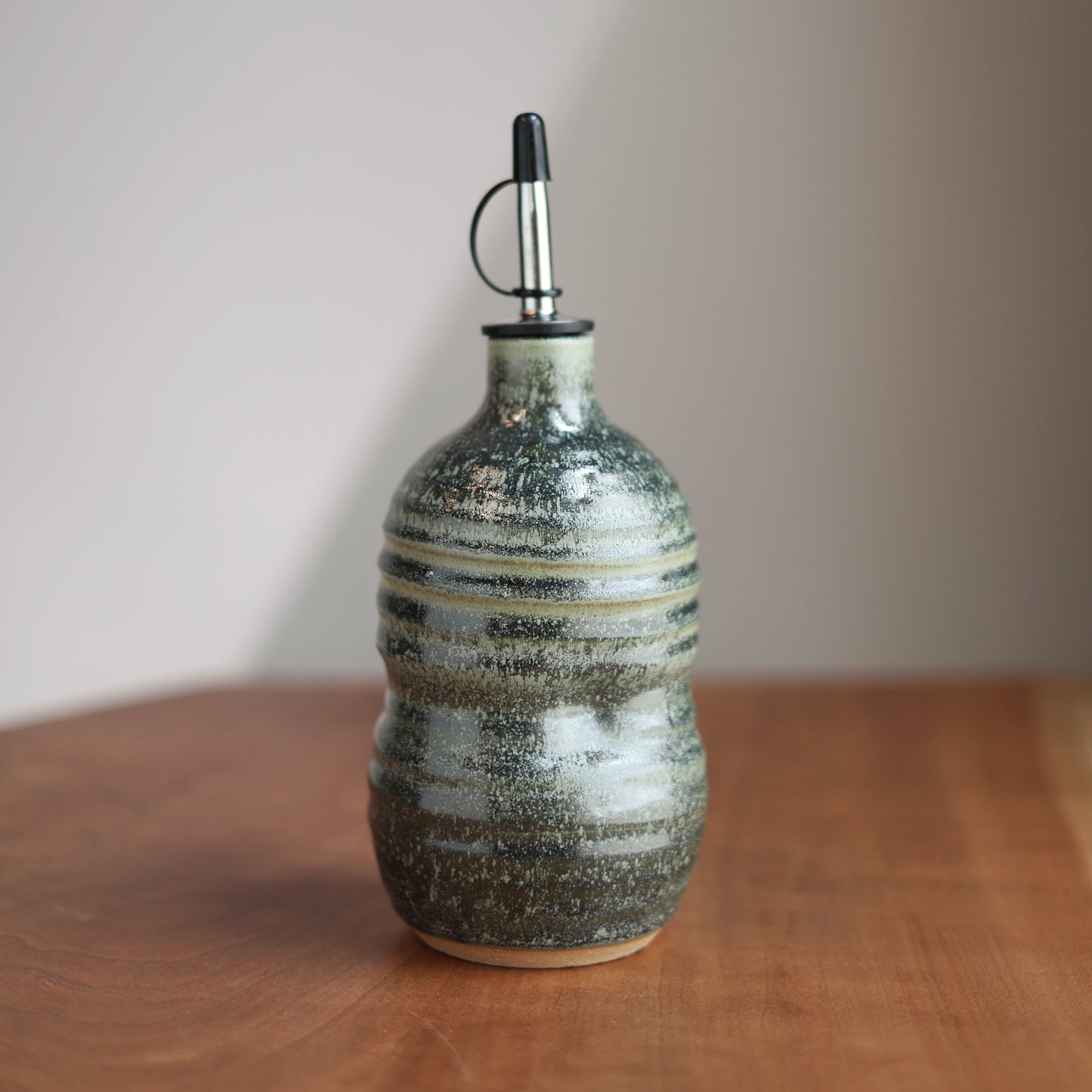 Olive Oil Cruet in Sage Green