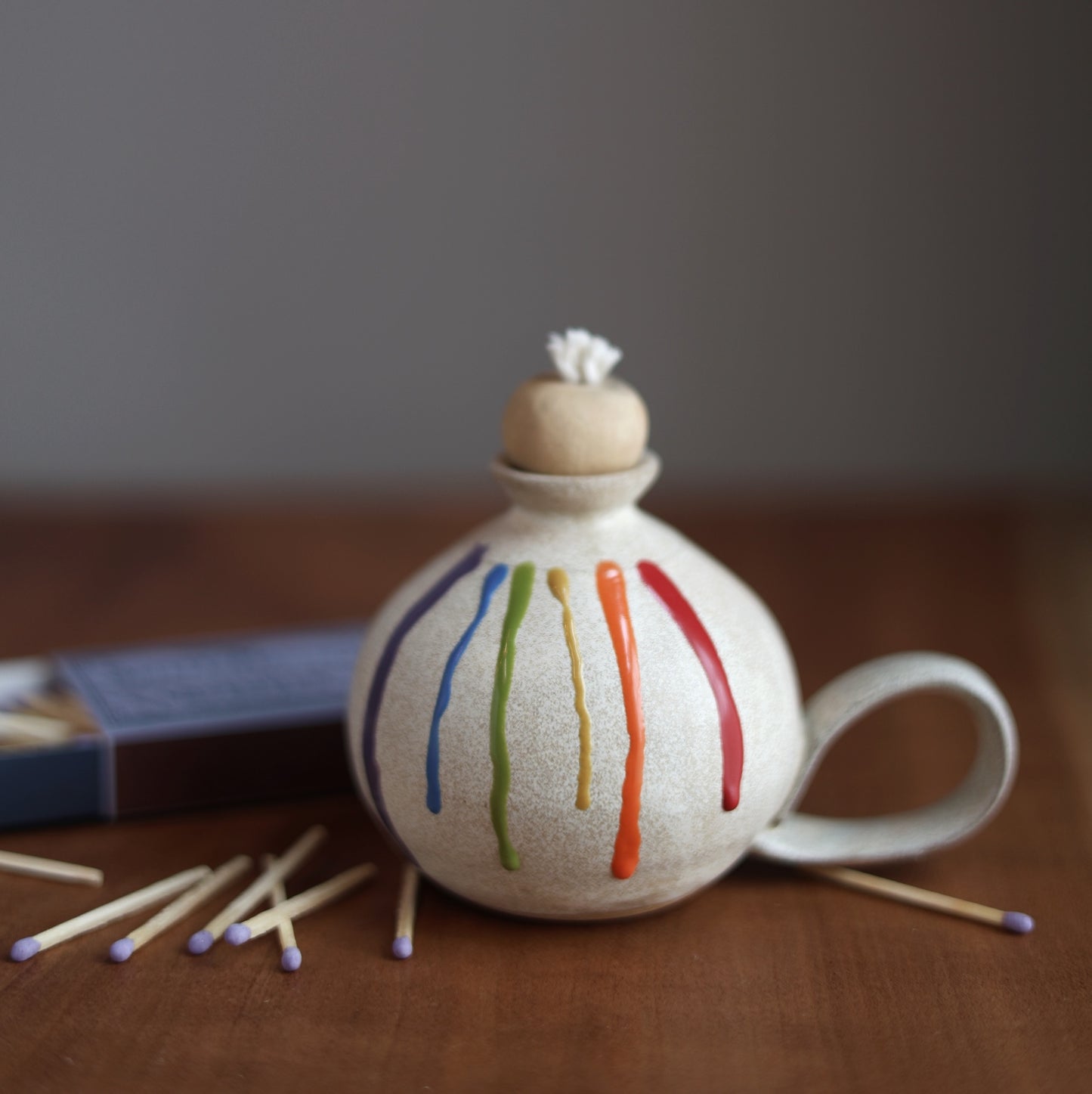 Rainbow Writer's Oil Lamp