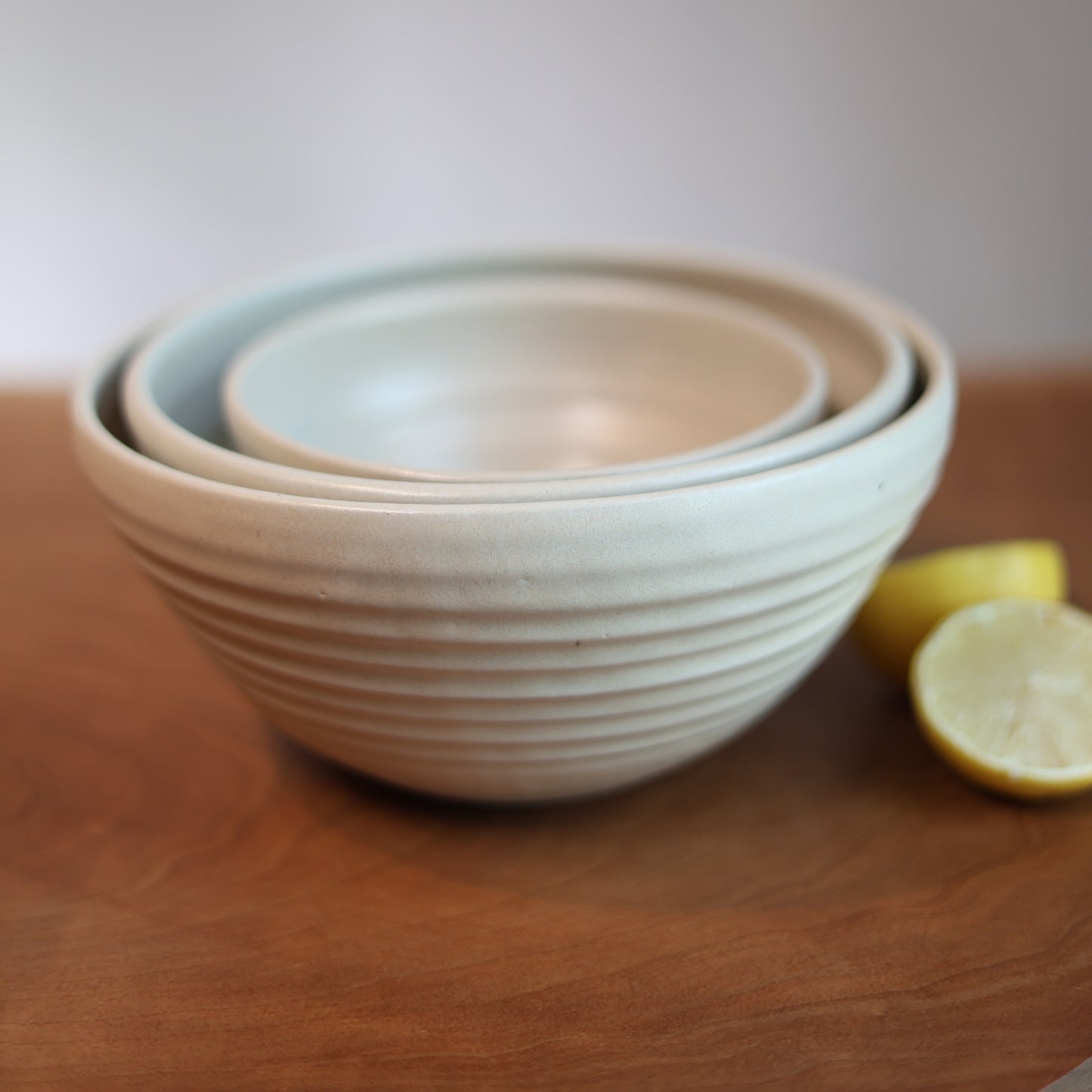 Small Serving Bowl in Cream