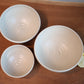Nested Set of Bowls in Cream