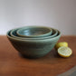 Small Serving Bowl in Moss Green
