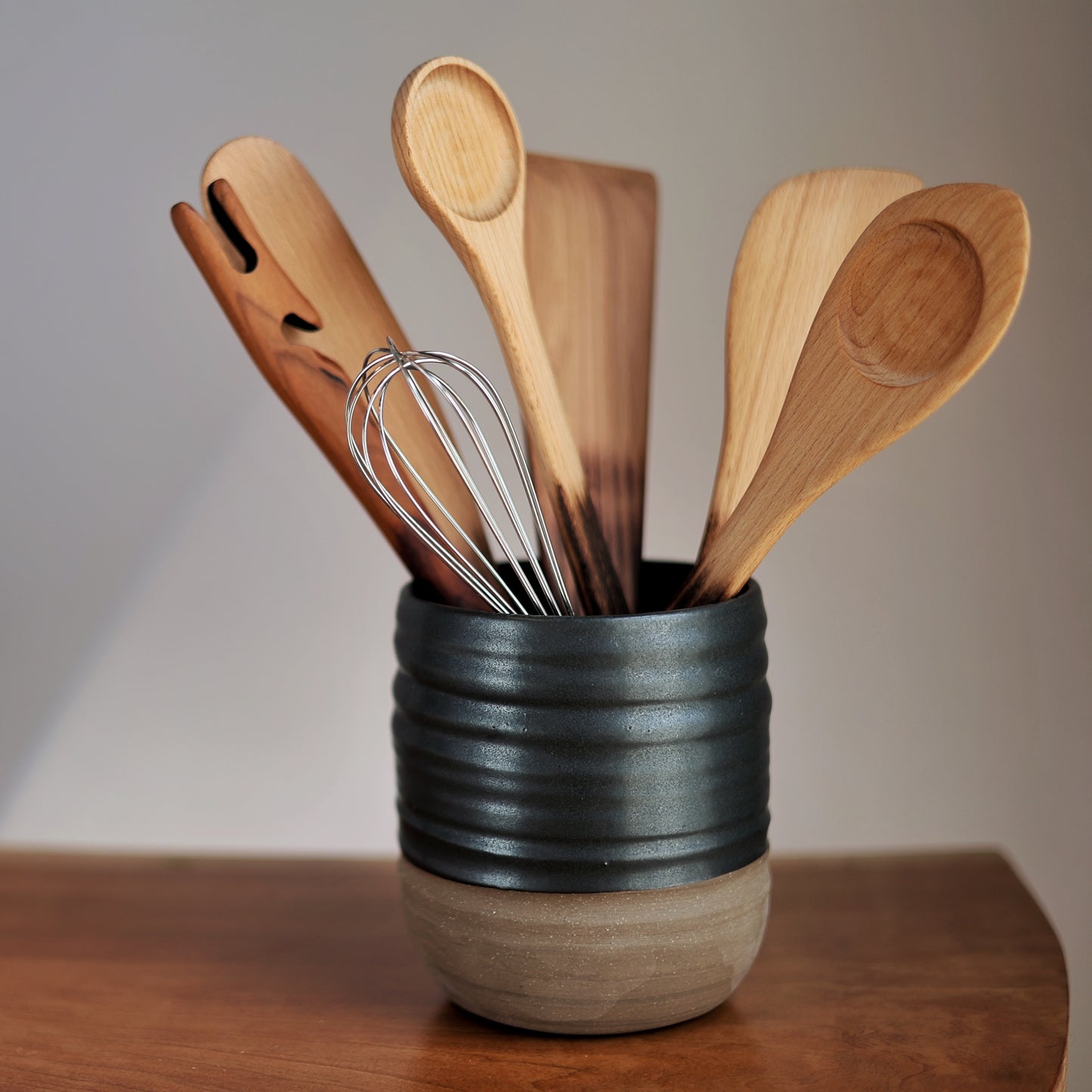 Utility Crock in Black - Small