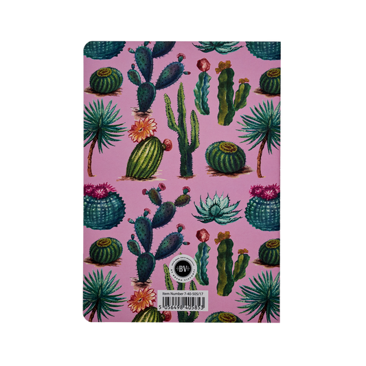 Cactus  on Rose Notebook