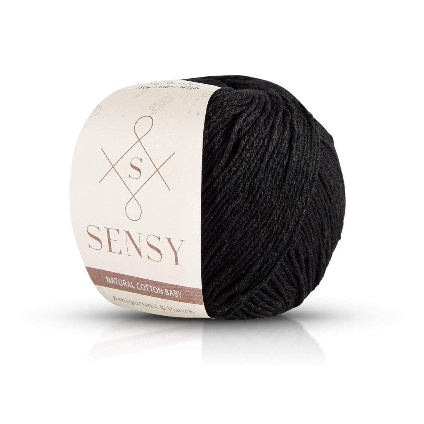 Sensy Premium 100% Soft Cotton Yarn for Amigurumi Knitting in 11 Color Options