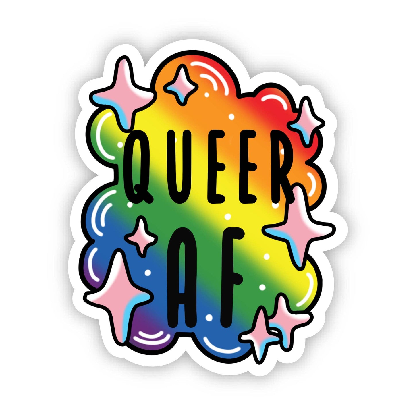 Queer AF Pride Sticker
