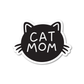 Cat Mom Vinyl Sticker
