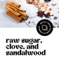 Candle Refill Kit - Raw Sugar, Clove, and Sandalwood  | Spicy Fragrance