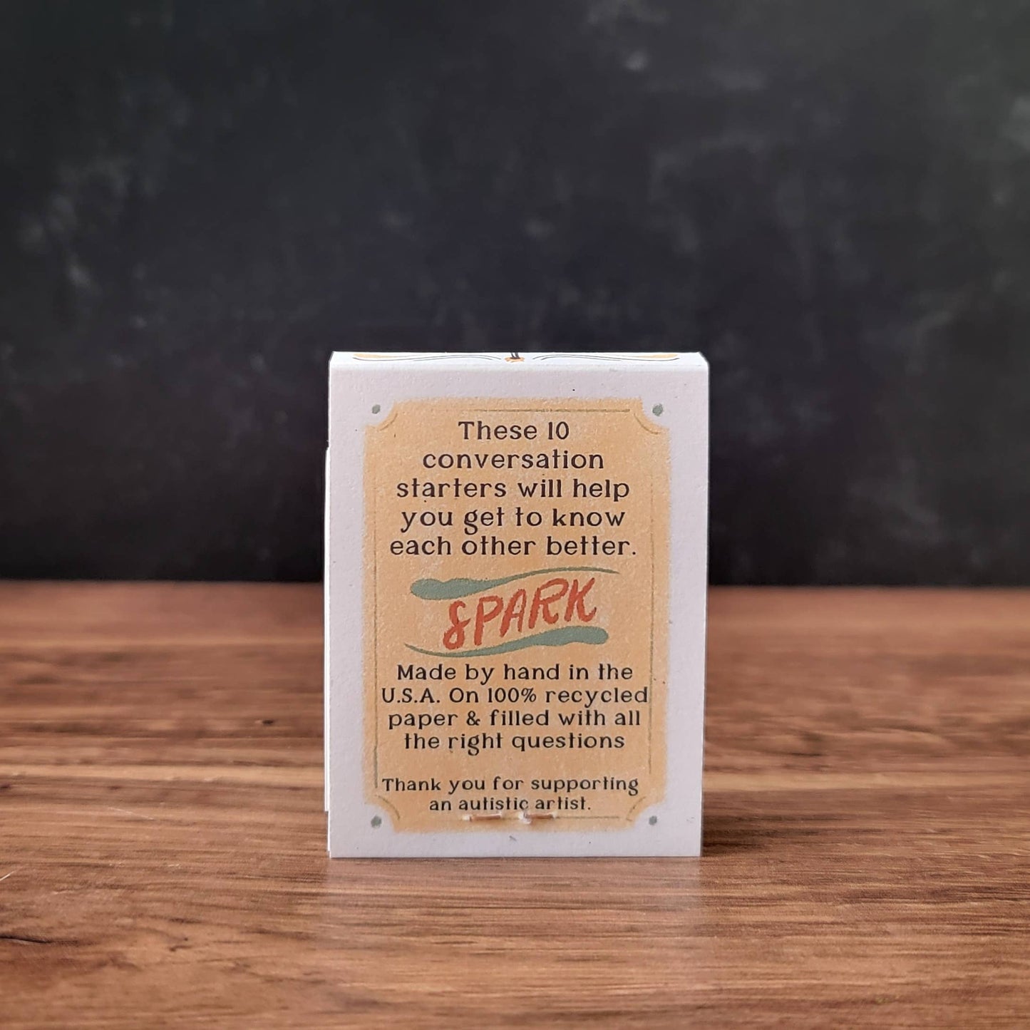 Matchbook of Conversation Starters