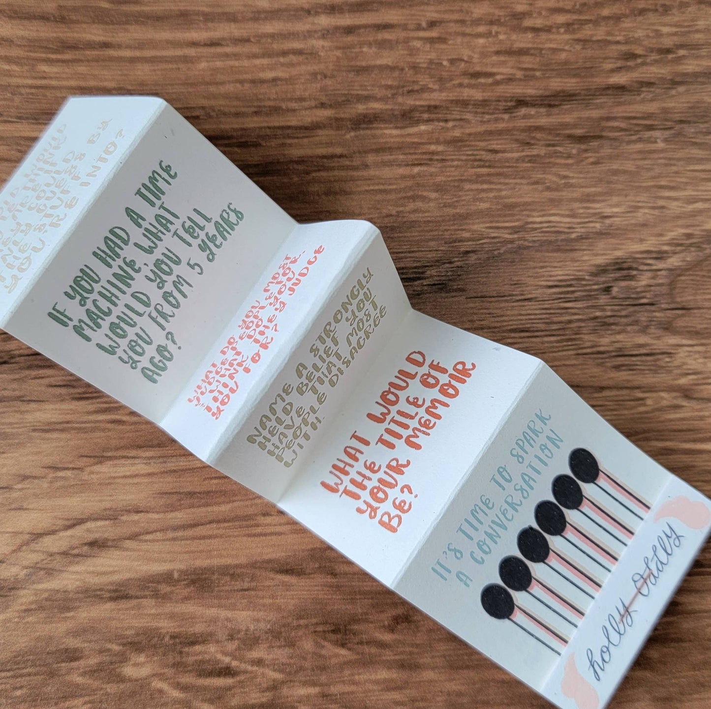 Matchbook of Conversation Starters