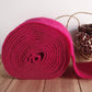 100% Pure Wool Felt Ribbon - Magenta: 2" x 5 1/2 yards