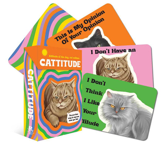 Cattitude by Rockpool  Publishing: Flashcards; 24 pages / English
