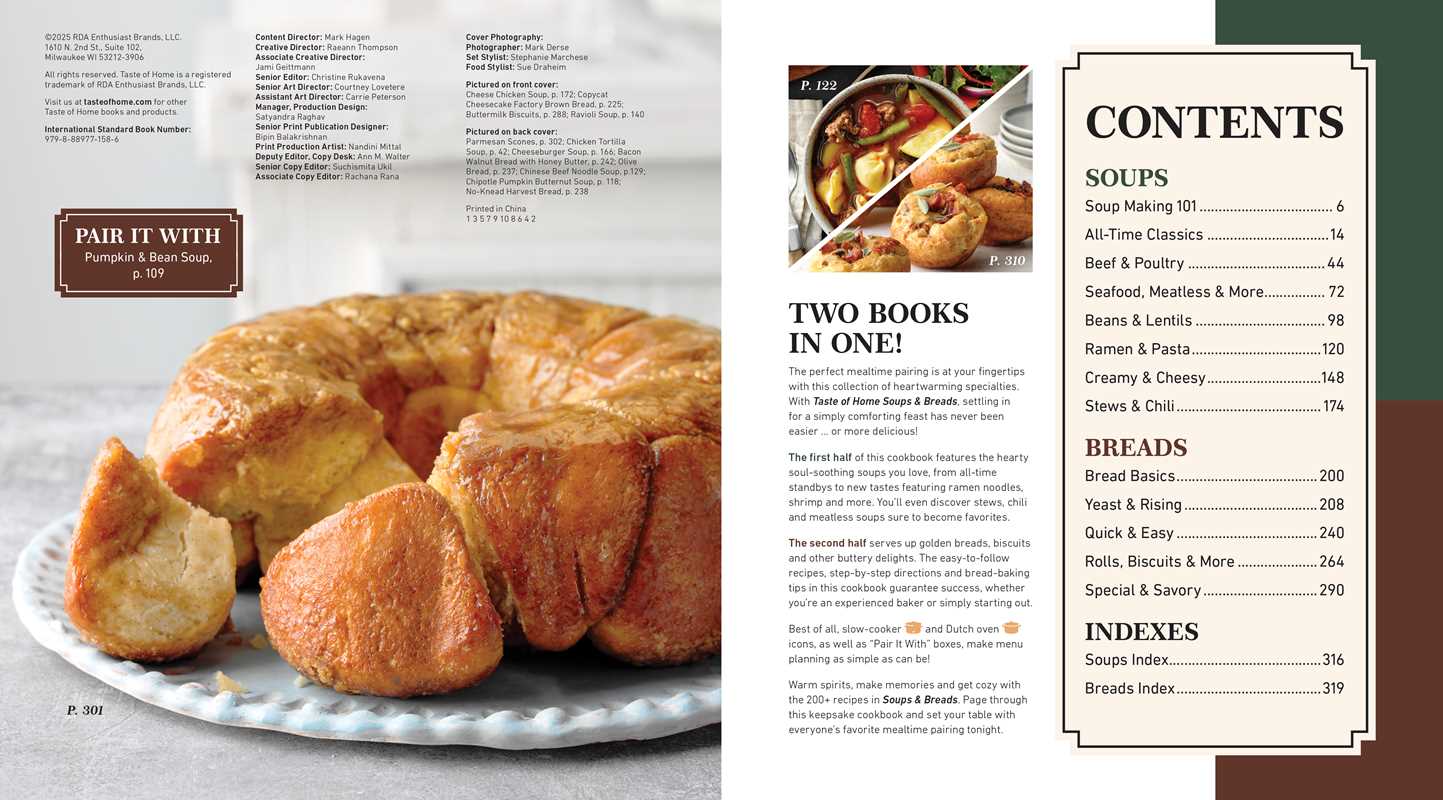 Taste of Home Soups & Breads by: Paperback; 320 pages / English