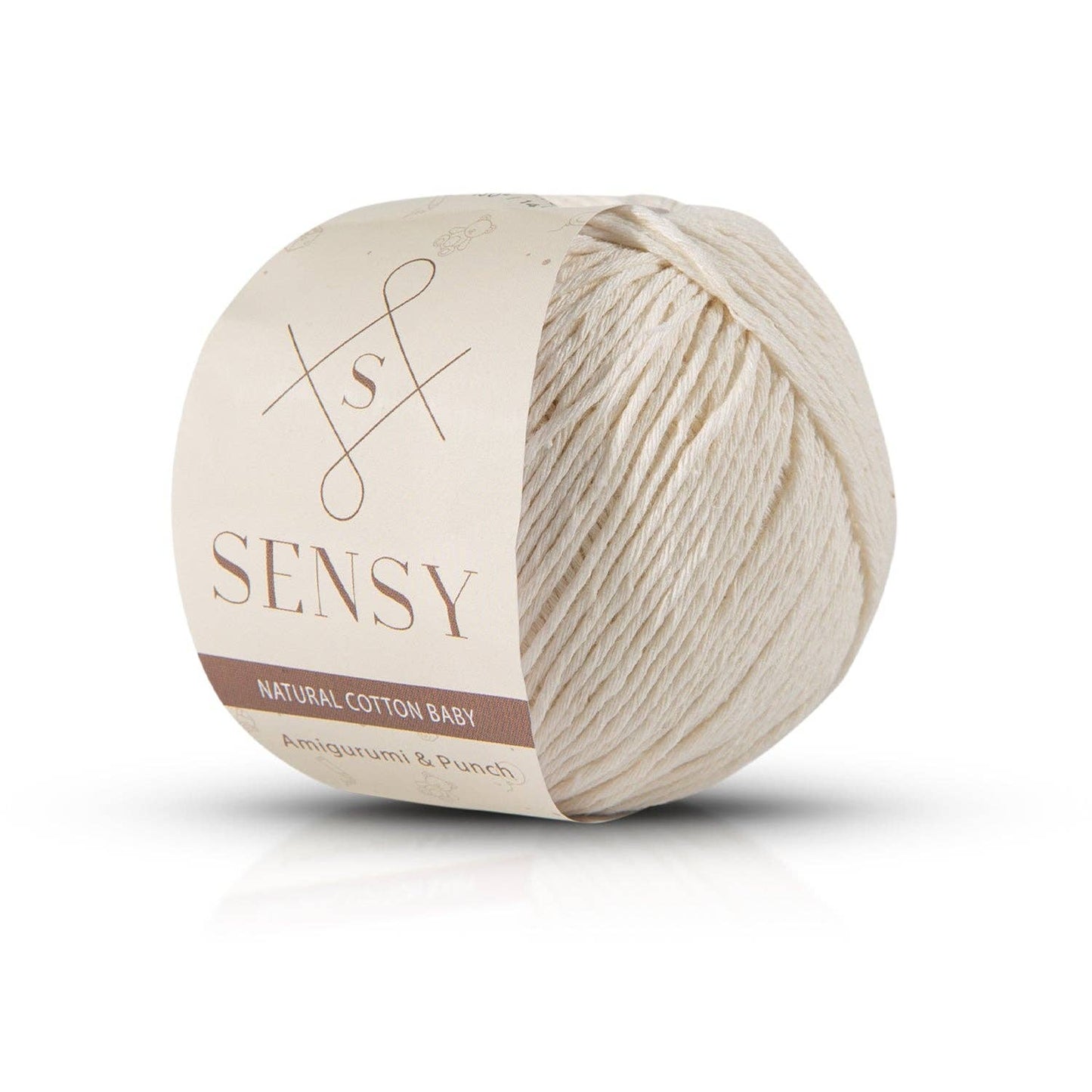 Sensy Premium 100% Soft Cotton Yarn for Amigurumi Knitting in 11 Color Options