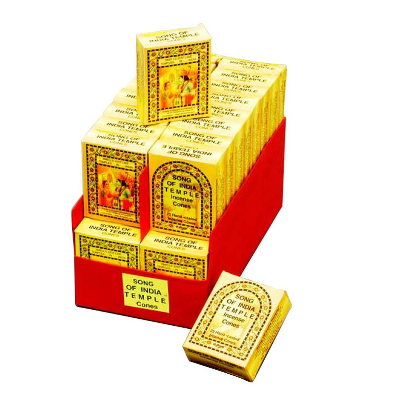 India Temple 25 Gram Cones