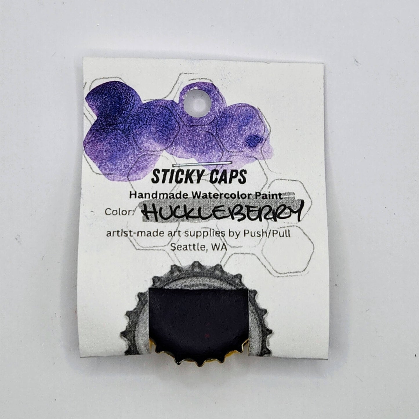 Watercolor Sticky Cap - Huckleberry