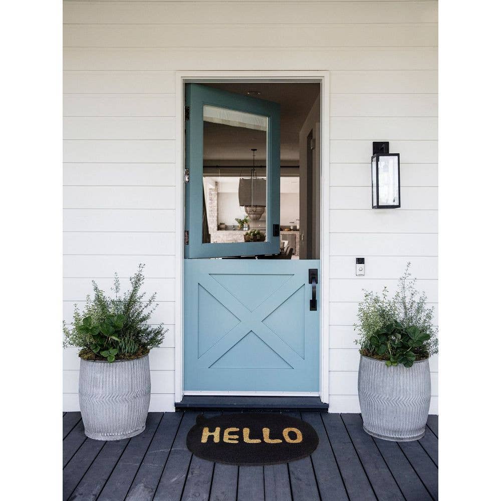 Hello Coir Doormat