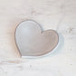 Handmade Heart-Shaped Trinket Dish in Cream