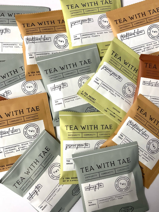 Individually Wrapped Tea Sachets: Bombay Chai