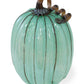 Glass Pumpkin - Large, Blue