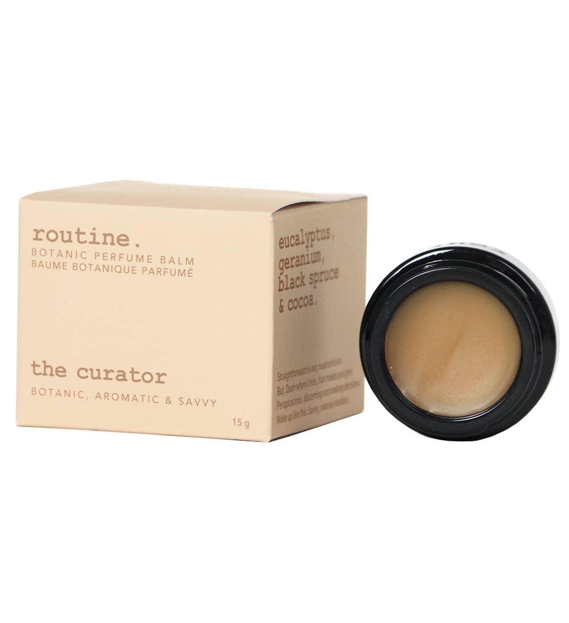 The Curator 15g Botanic Perfume Balm: 15g Full Size