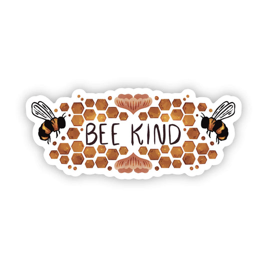 Bee kind nature sticker