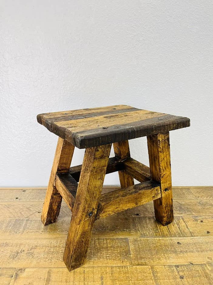 Natural Wood Handmade Stool