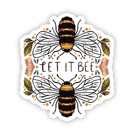 Let it bee sticker