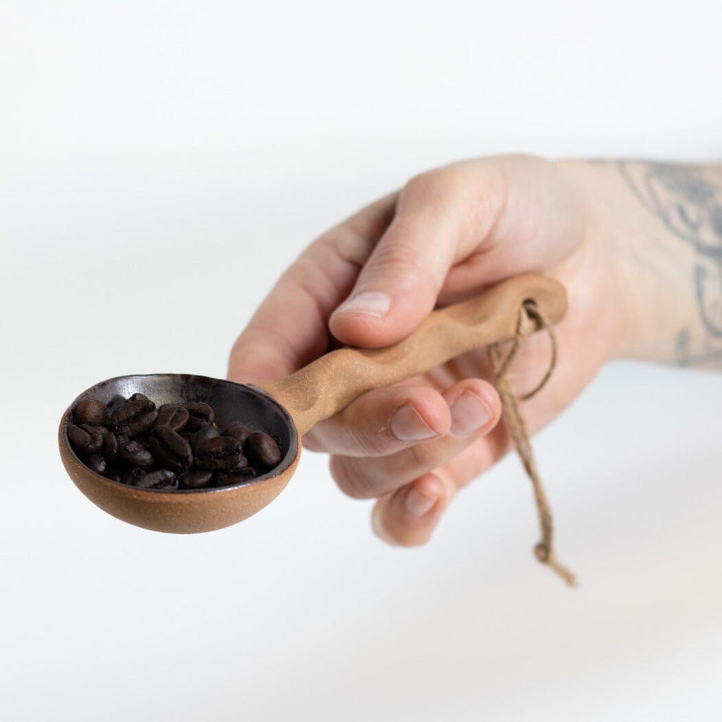 Black Coffee + Tea Scoop Spoon Gravesco 