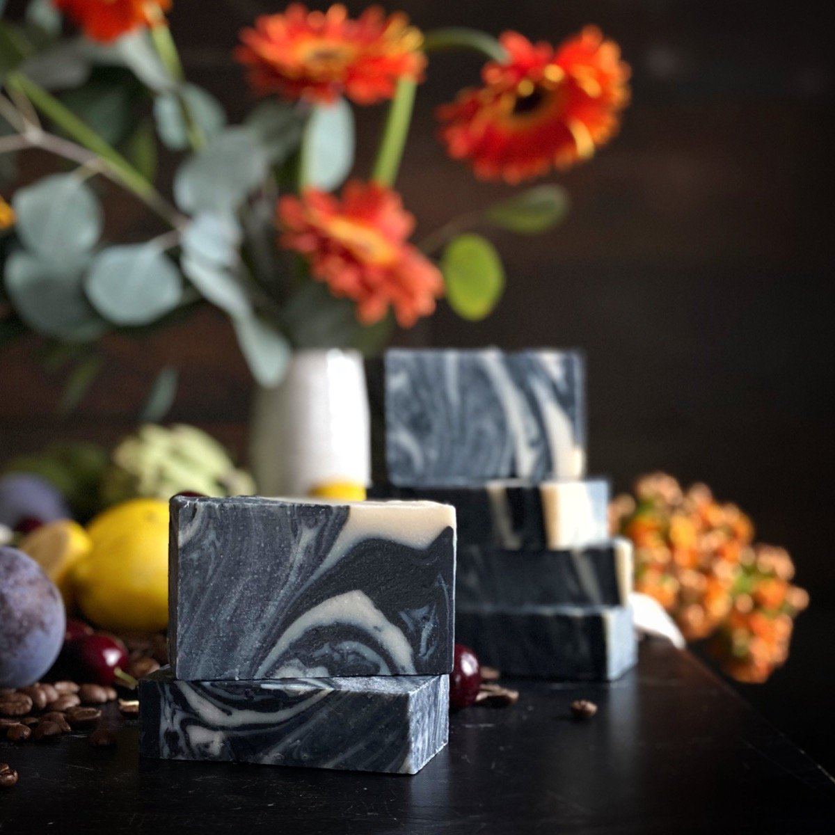 Black Forest Cold Process Soap with Activated Charcoal Soap Gravesco Pottery 