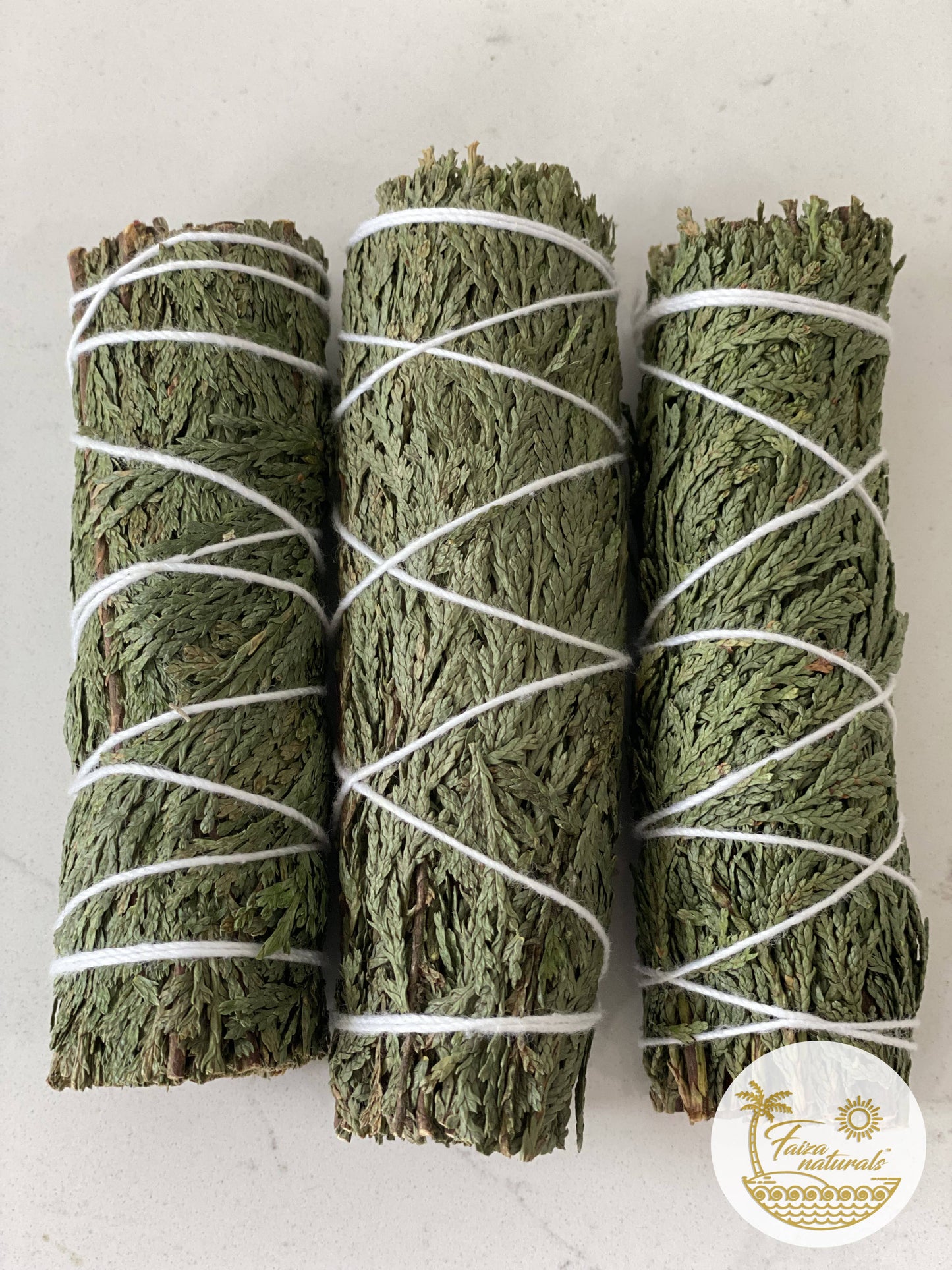 Cedar Smudge Bundles Faiza Naturals 