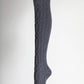 Cable Knit Socks: Gray