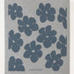 Flower Power (Grey) Swedish Dishcloth Three Bluebirds Swedish Dishcloths 