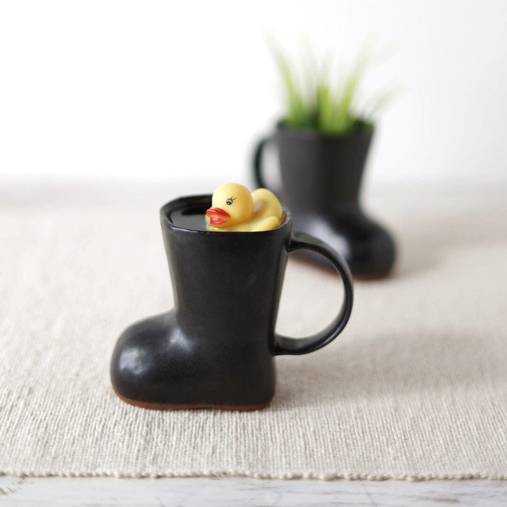 Gardener's Boot Mug | Black Gravesco 