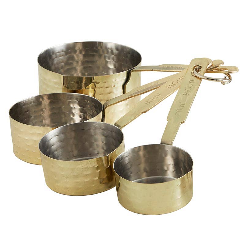 Gold Measuring Cups 47th & Main (Creative Brands) 