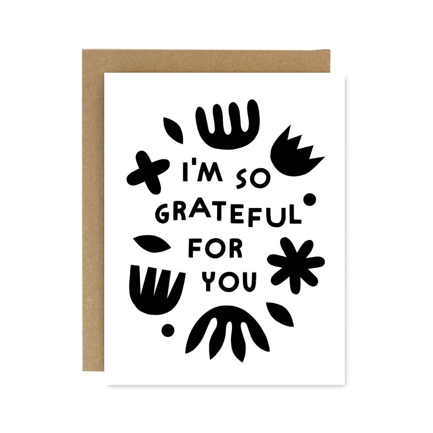 Grateful For You Card Worthwhile Paper 