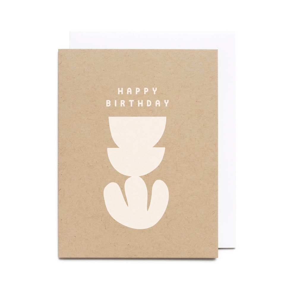 Happy Birthday Silhouette Card Worthwhile Paper 