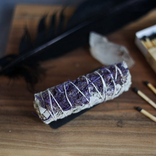 Lavender and White Sage Bundles Faiza Naturals