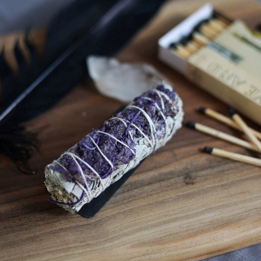 Lavender and White Sage Bundles Faiza Naturals 