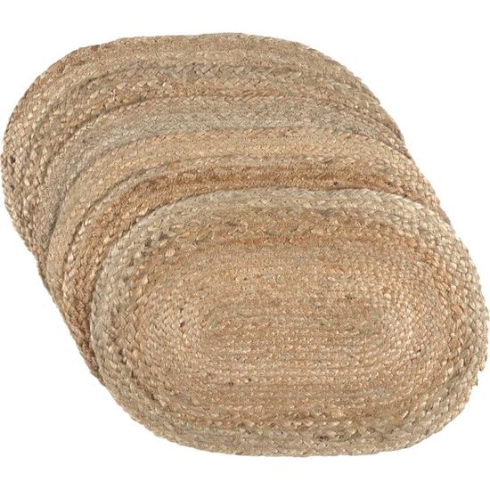 Natural Jute Placemat Placemats VHC Brands 