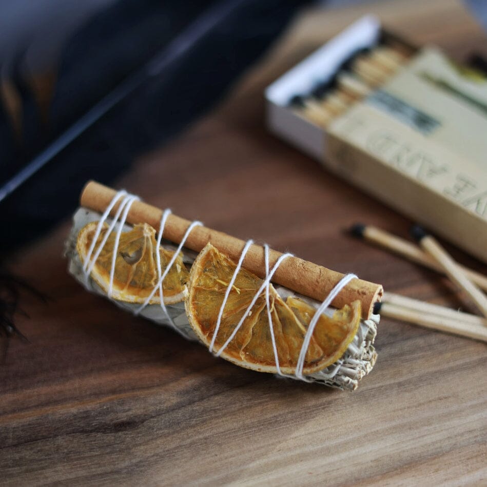 
                  
                    Orange Slices and Cinnamon with White Sage Bundle Faiza Naturals 
                  
                