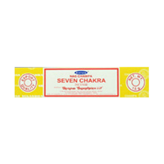 Seven Chakra Nag Champa 15 Gram Benjamin International 