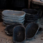 Small Gray Handmade Wooden Dough Bowl My Amigos Imports 