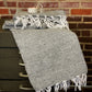 Solid Light Gray Handwoven Blanket Blankets West Path 