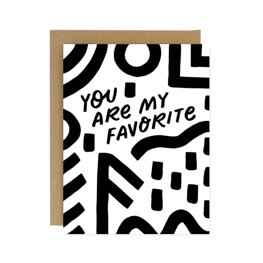 You Are My Favorite Card Worthwhile Paper 